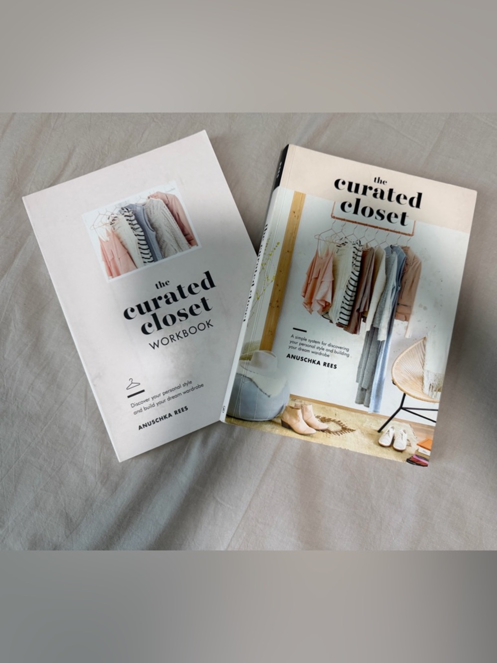 New The Curated Closet plus Workbook - Soft Pink & Cream Covers